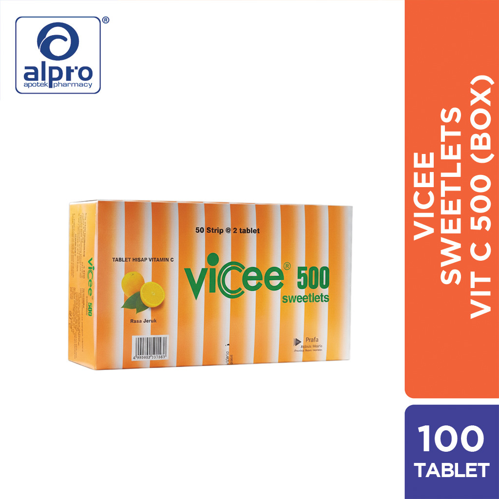 Vicee Orange 50X2 Tablet Hisap