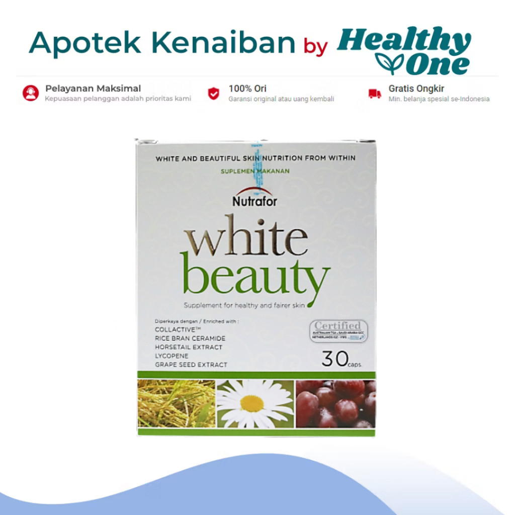 NUTRAFOR WHITE BEAUTY 30 CAPS/SUPLEMEN KULIT