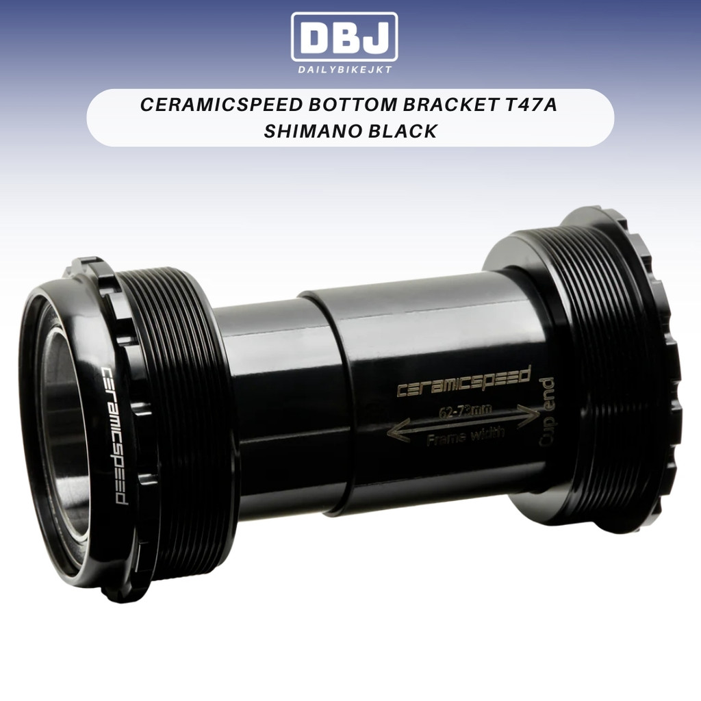 CERAMICSPEED BOTTOM BRACKET T47A SHIMANO BLACK