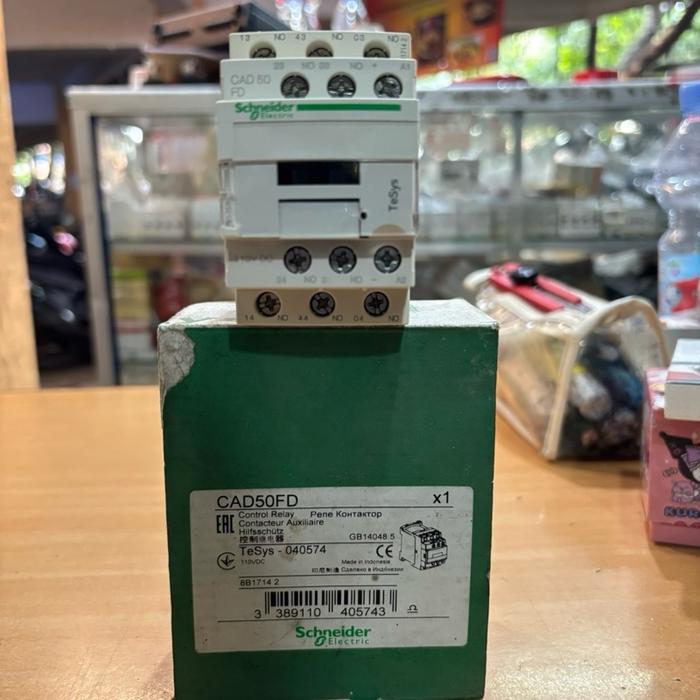 CONTROL RELAY SCHNEIDER CAD50FD 110VDC ORIGINAL