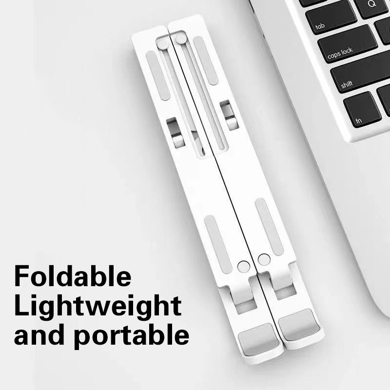 Portable Foldable Laptop Stand Holder Notebook Support Base Adjustable Riser Cooling Bracket Laptop Cooler Accessories