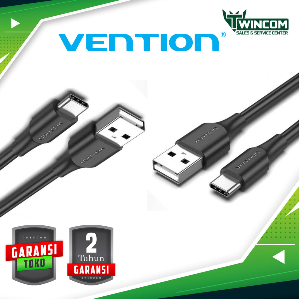 Vention Kabel Data Usb A Type-C 3A Cable Android Handphone HP Quick Charge Fast Charging