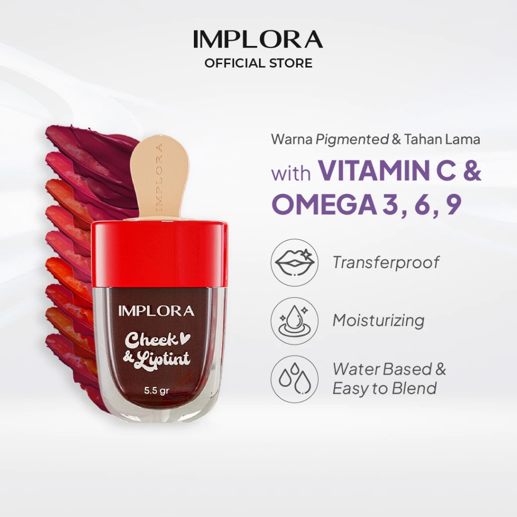 Implora Lip Tint Cheeks and Lips