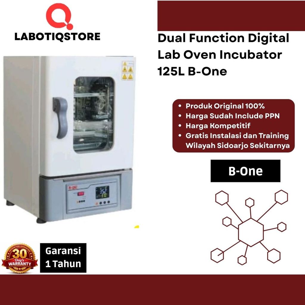 Dual Function Digital Lab Oven Incubator 125L B-One