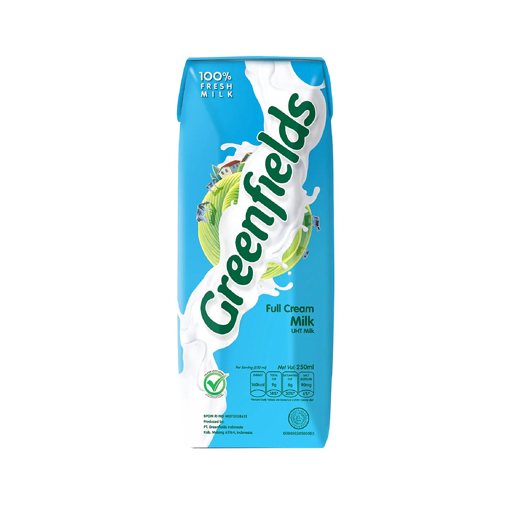 GREENFIELDS UHT FULL CREAM 250ML