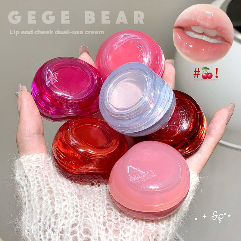 Gege bear water, lipstick