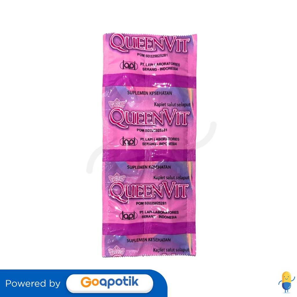 Queenvit Strip Isi 6 Kaplet