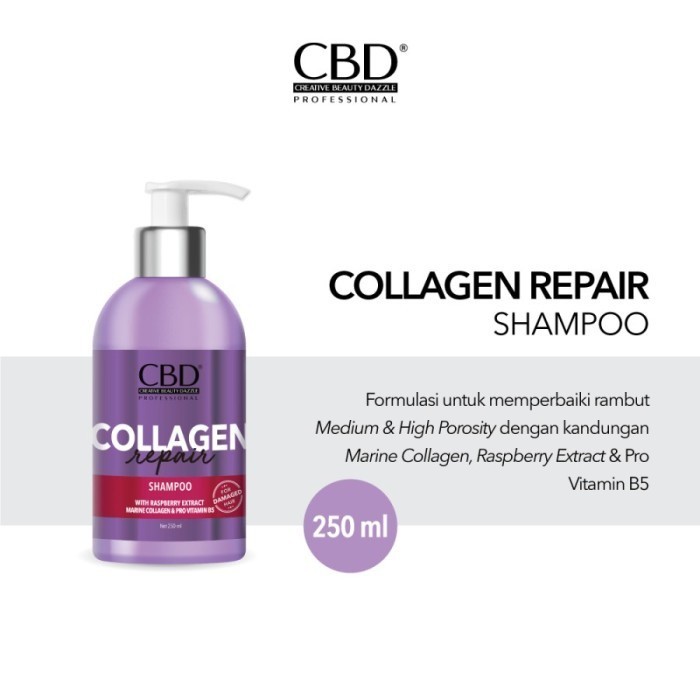 (COD) CBD Collagen Repair Shampoo / Conditioner 250ml