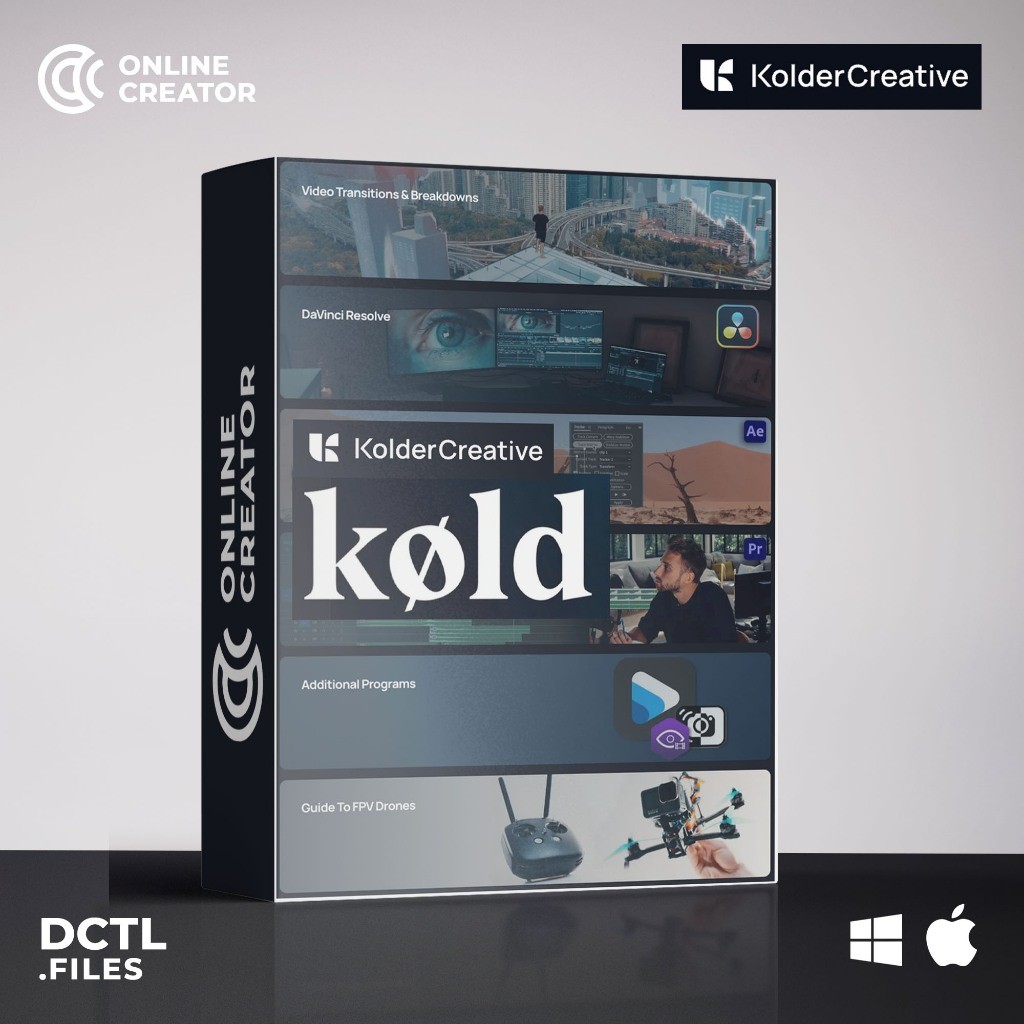 KOLD Davinci Premiere After Effect Masterclass Course Sam Kolder Creative