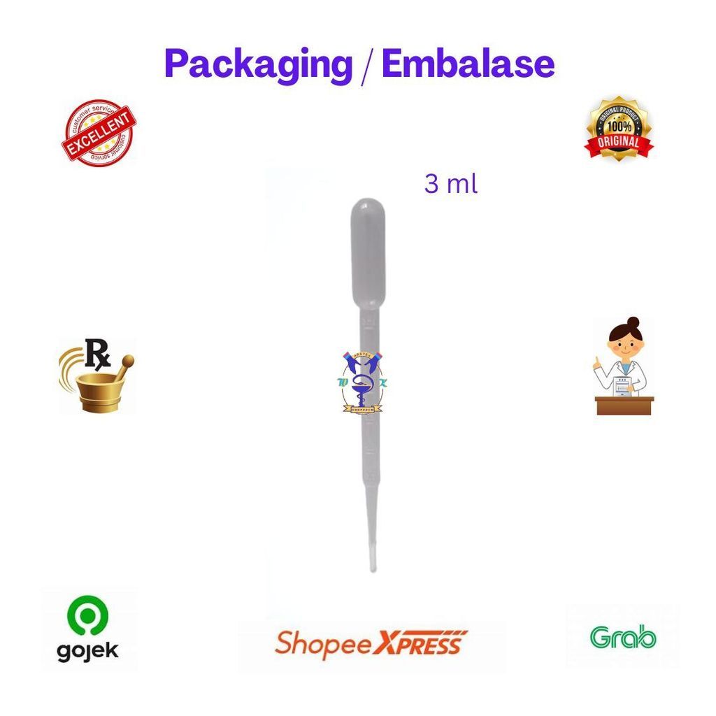 PIPET PLASTIK 3ML (Bgv)