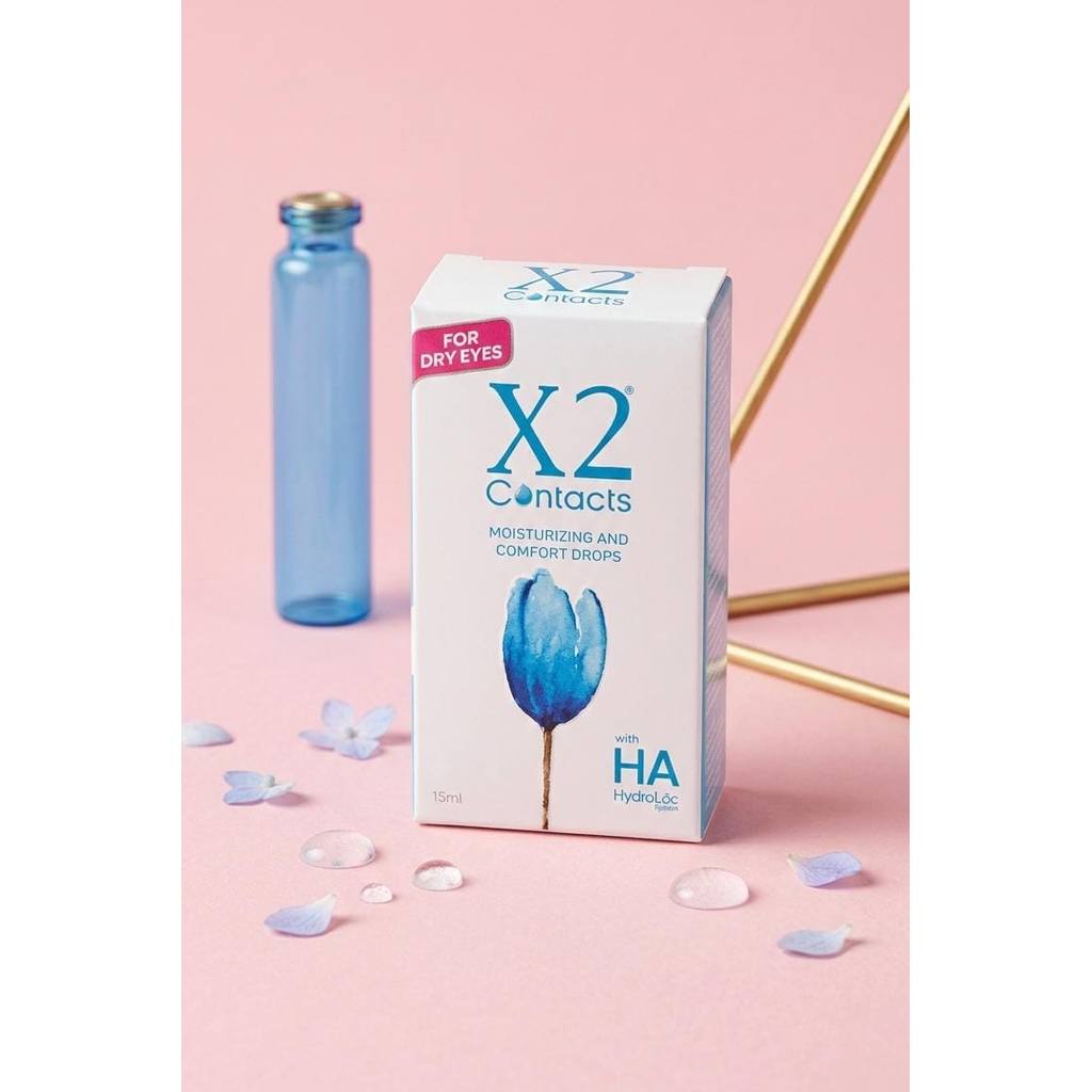 X2 Contacts Moisturizing & Comfort Drops PS