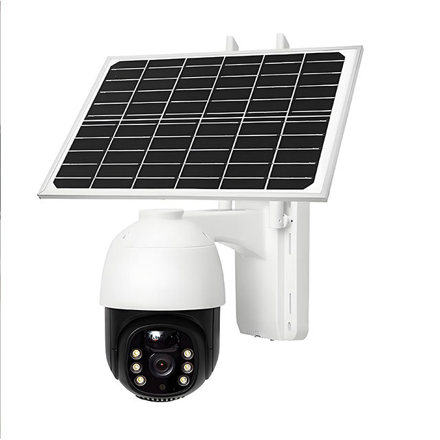 New Solarpowered Outdoor Surveillance Network Camera Solar Camera