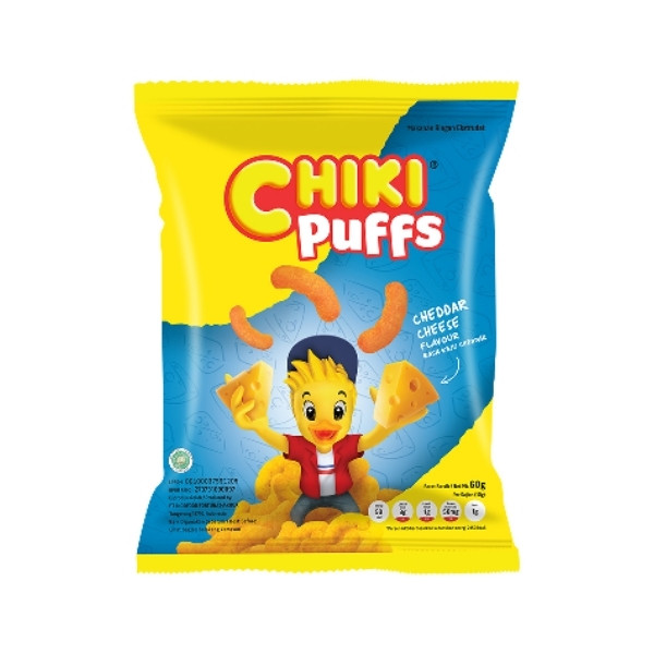 CHIKI PUFFS CHEDDAR CHEESE 60 GR
