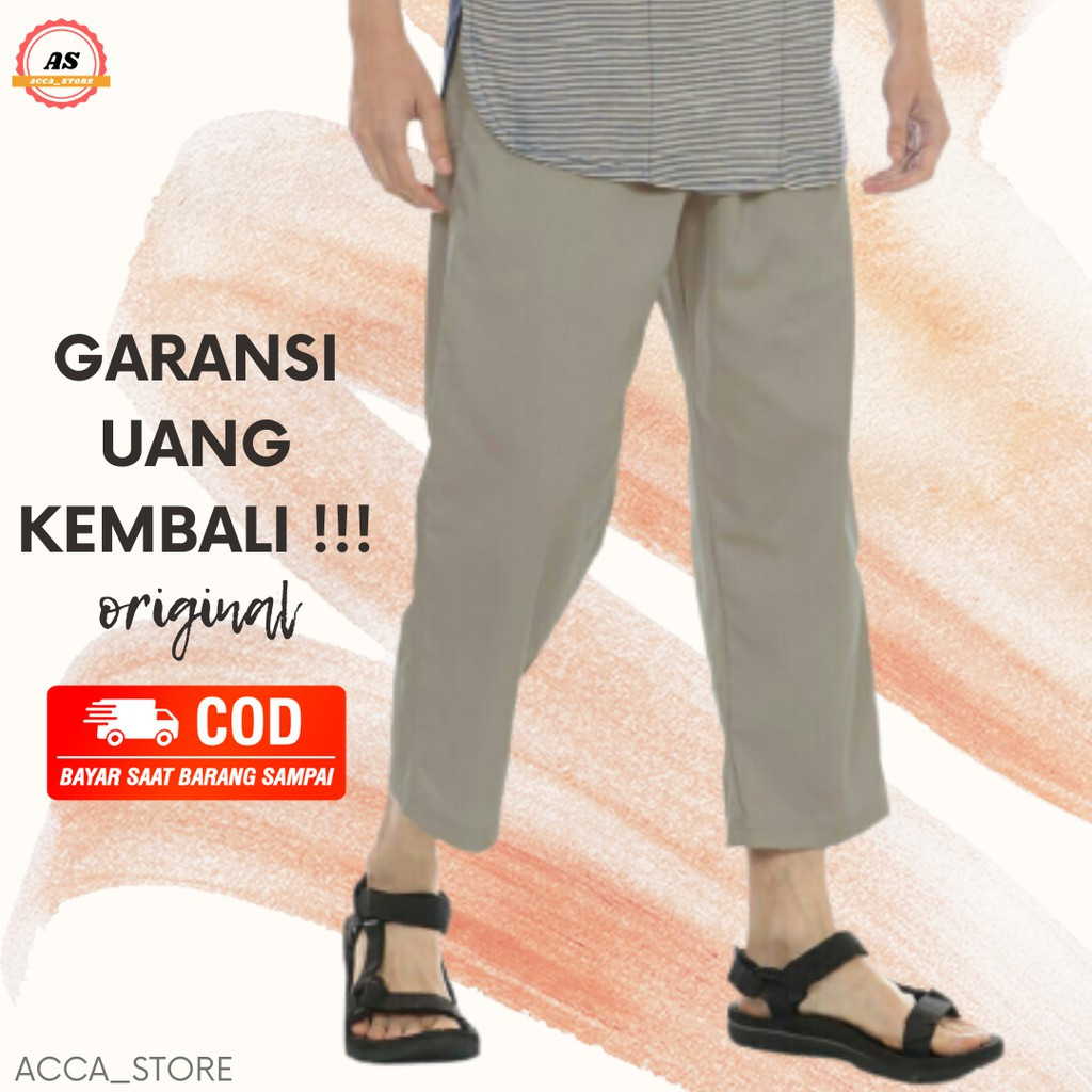 Al Waleed Celana Sirwal Basic Abu Lumut