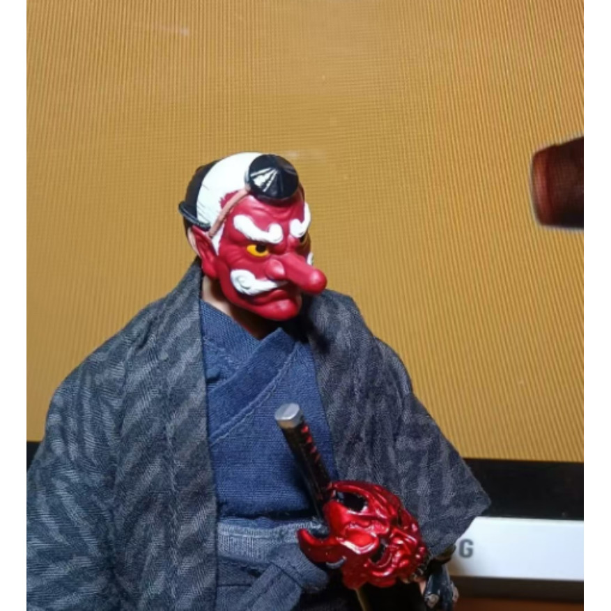 112 Scale Soler Samurai Mask Model for 6 Figure