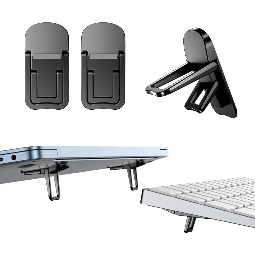 2PCS adjustable riser cooling bracket, suitable for laptops, tablets, foldable laptop brackets, portable laptop brackets