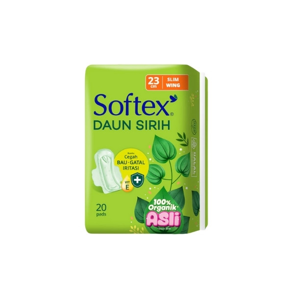 SOFTEX DAUN SIRIH SLIM WING 23CM 20'S