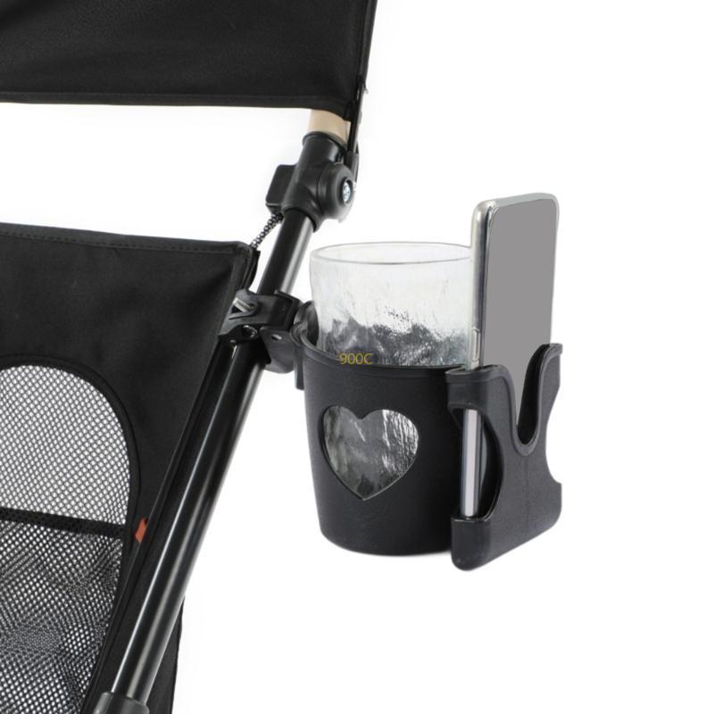 Compact Pushair Drink & Mobile Holder Practical Stroller Adtion for Pram