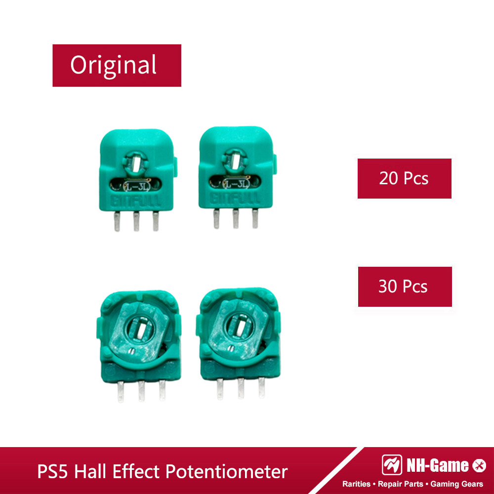20/30pcs Hall Effect 3D Analog Potentiometer Joystick Axis Resistor For PS5 Controller Stick Micro Swit Sensor Module