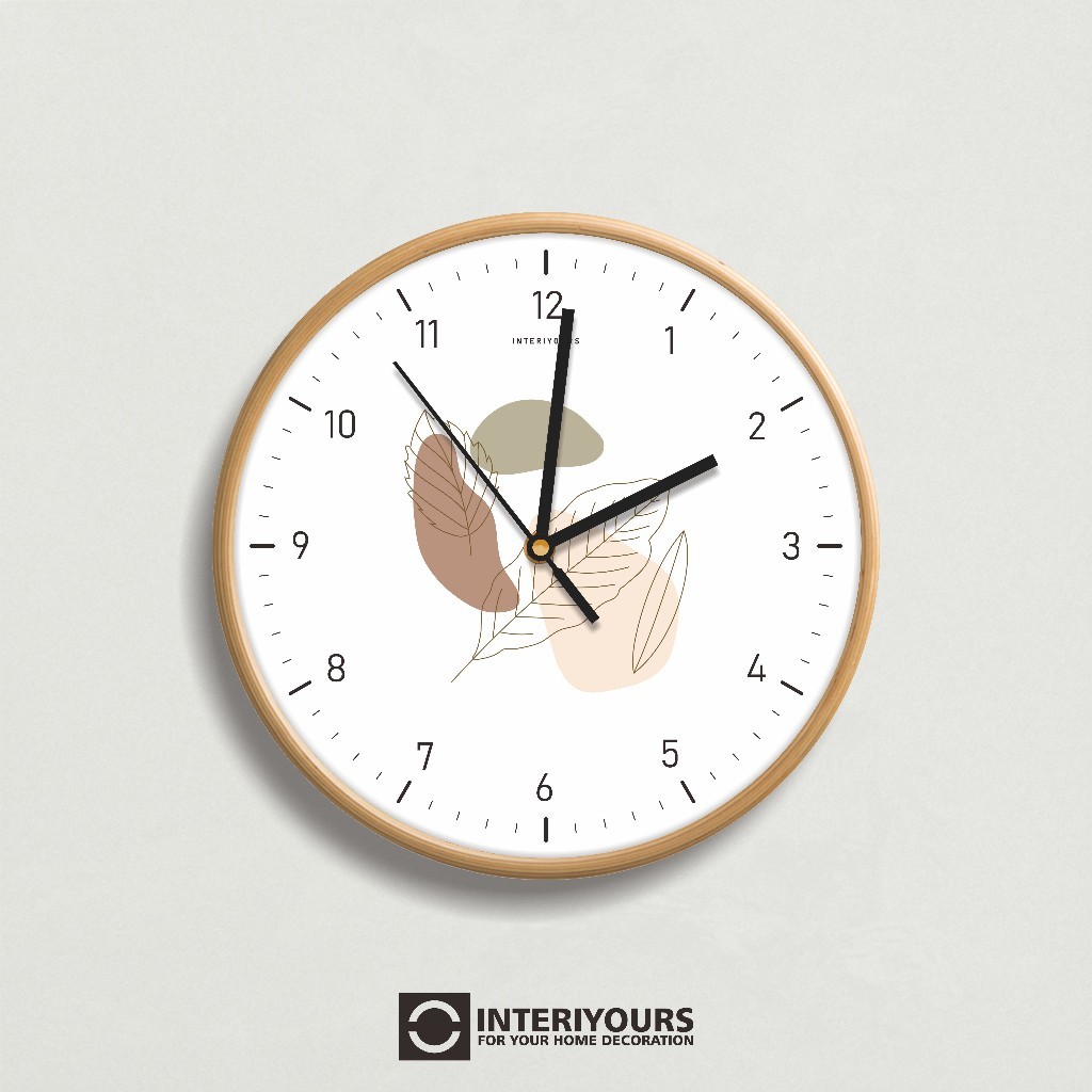 Jam Dinding Aesthetic Bulat 29cm