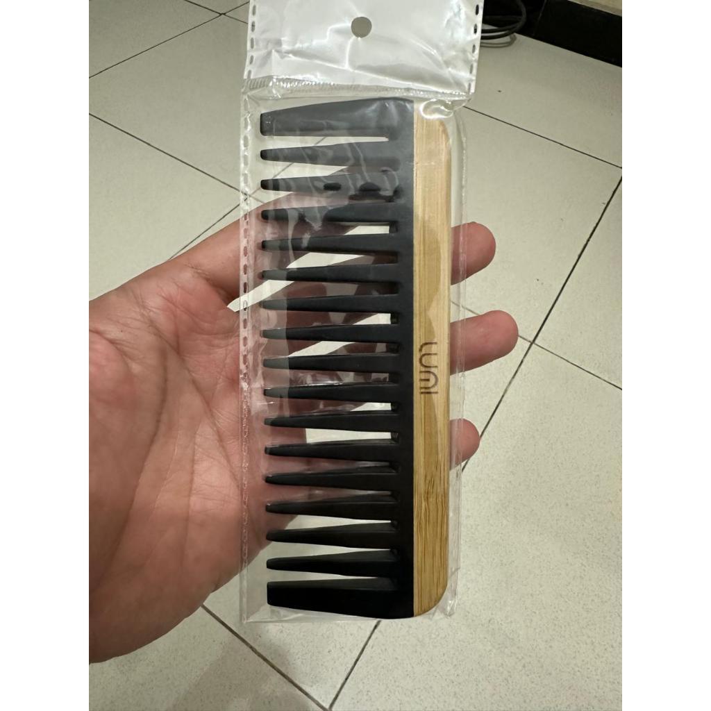 (COD) Lumi Bamboo Wide Tooth Comb - Sisir Bambu