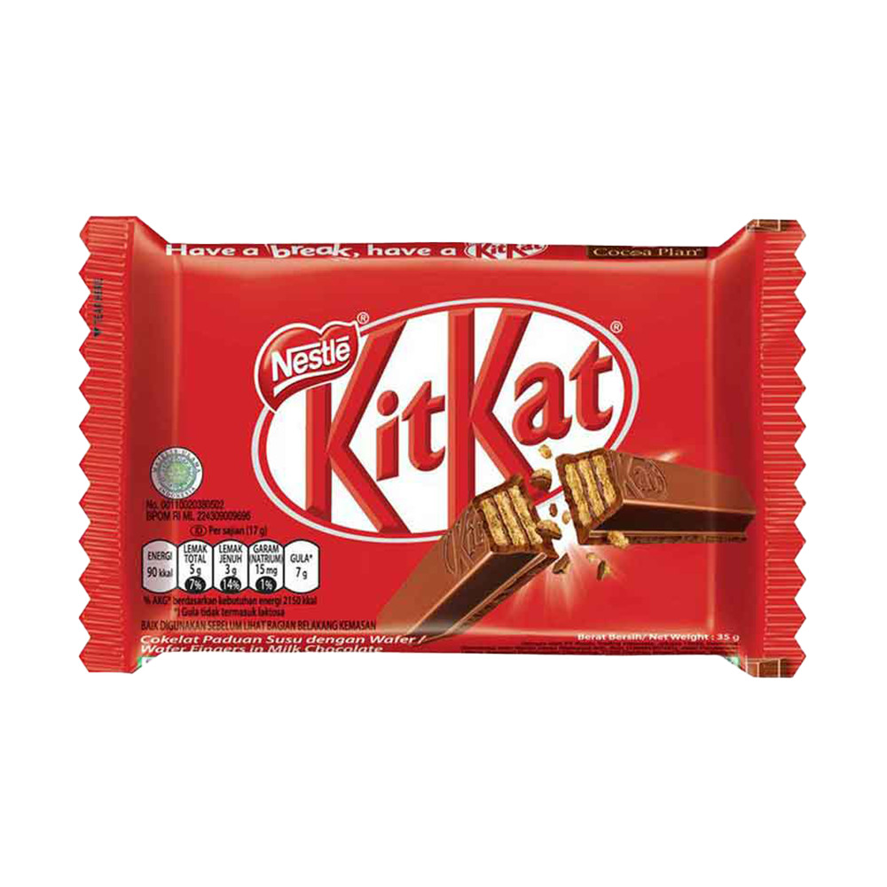 KIT KAT 4 FINGER CHOKLAT 35GR