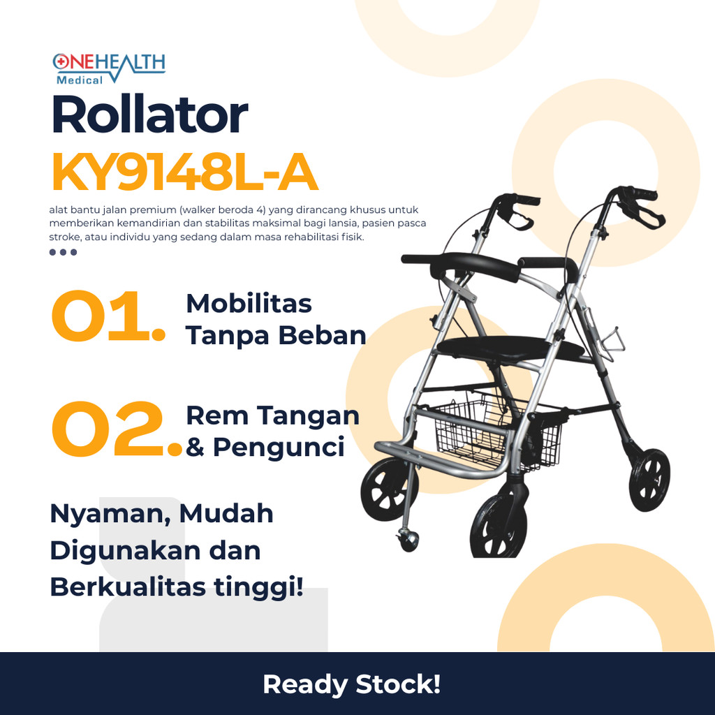 ROLLATOR KY9148L-A OH