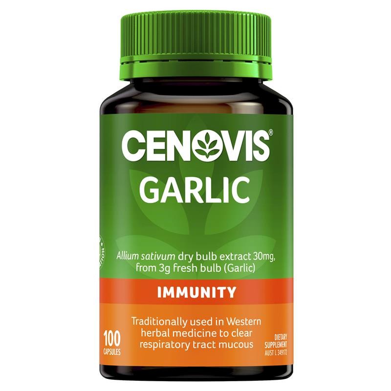 Cenovis Garlic for Immune Support 100 Capsules