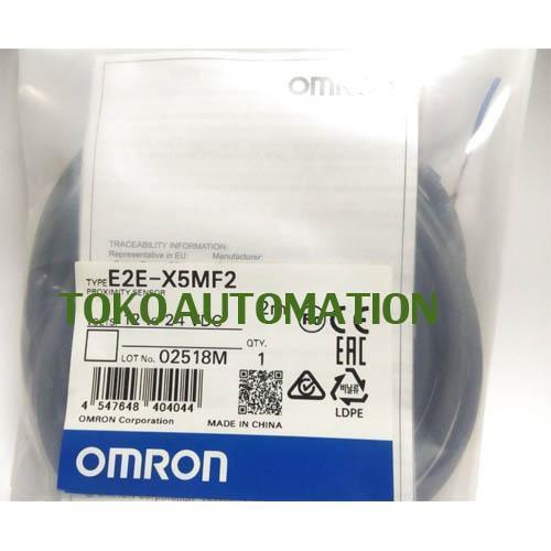 Komponen E2E-X5MF2 E2E X5MF2 E2EX5MF2 5mm PNP NC Proximity Sensor / Detektor SC02