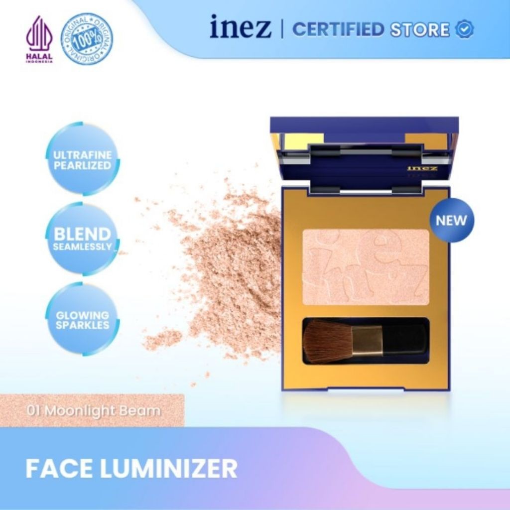 Inez Face Luminizer - Moonlight Beam ( Highlighter)