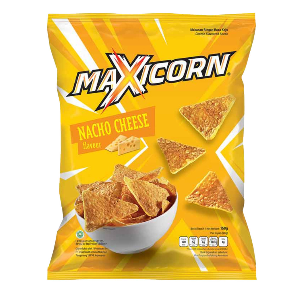 MAXICORN NACHO CHEESE FLAVOUR 140GR