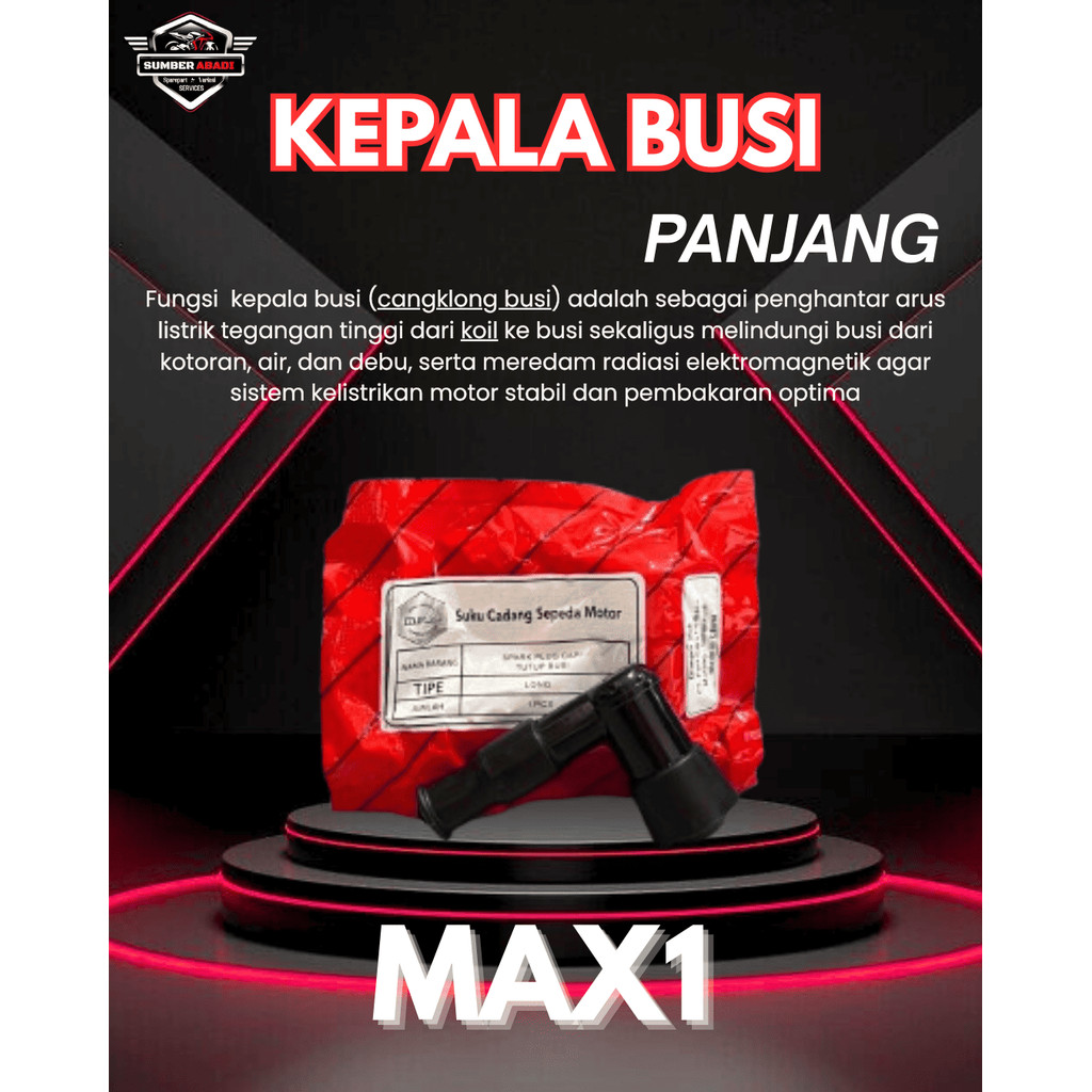 Max1 Kepala Busi Panjang