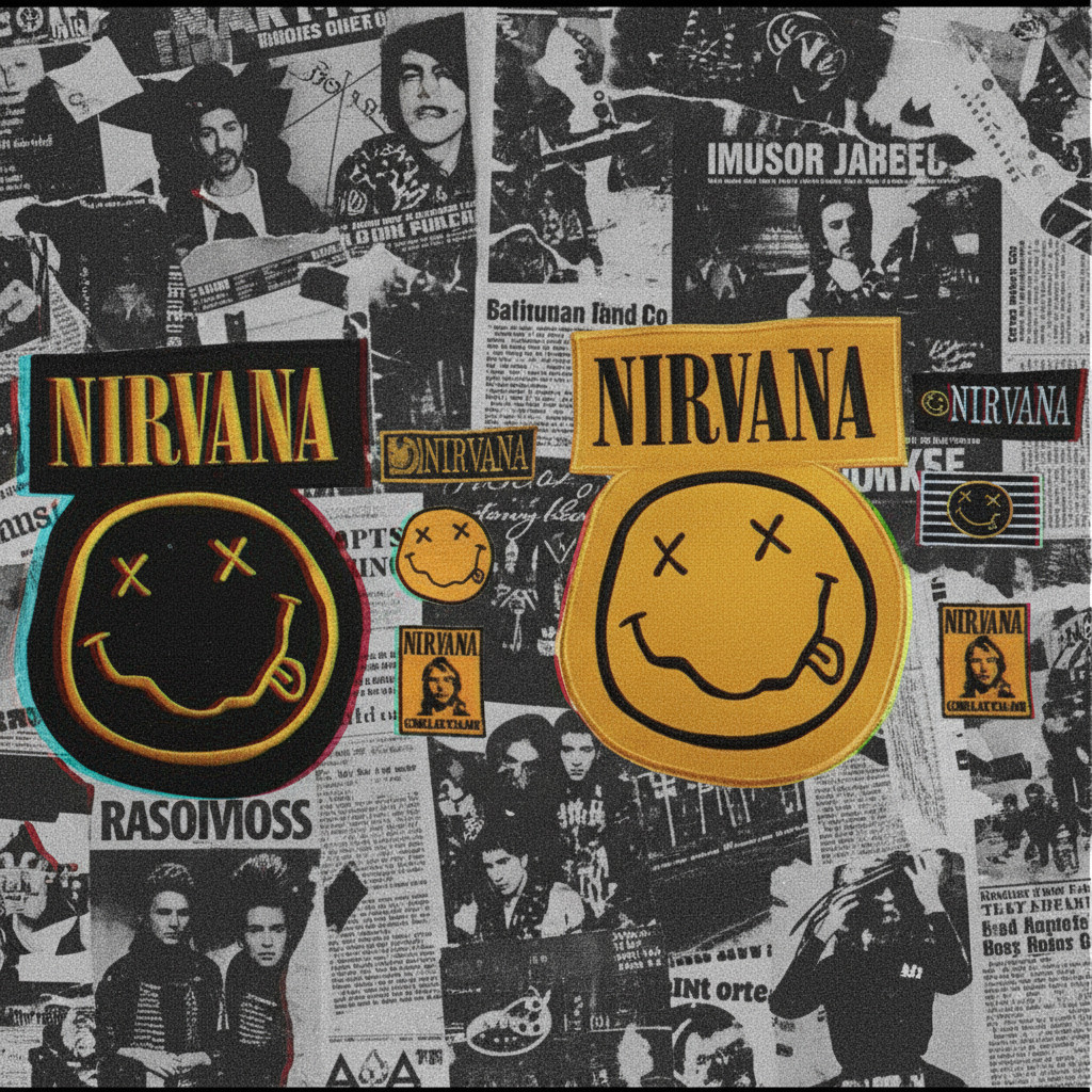 patch bordir besar Nirvana
