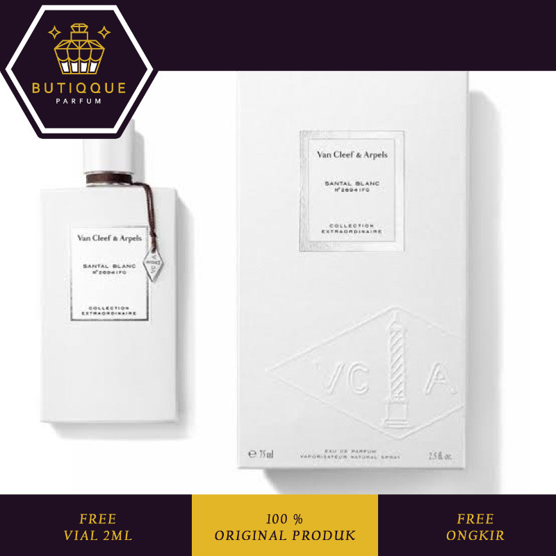 CLEEF SANTAL BLANC EDP 75 ML Box Segel + Batchcode