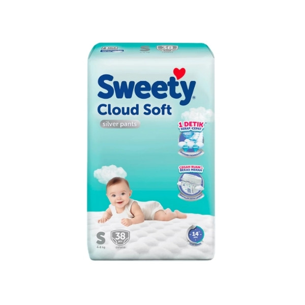 SWEETY SILVER PANTS S 38'S
