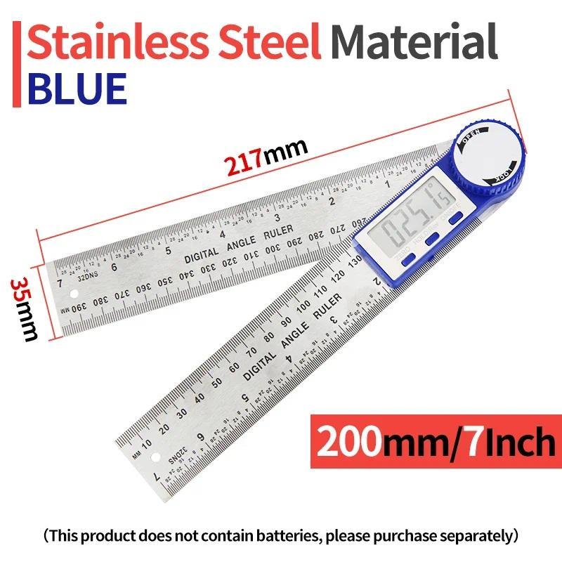 Digital Protractor Goniometer Electronic Carpenter Tools Goniometro Angle Finder Multi Angle Measuring Ruler Digital Angle Meter