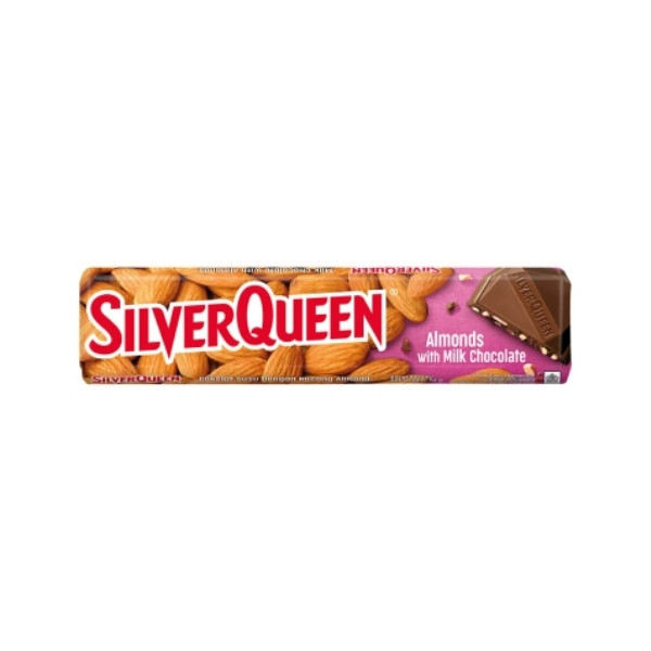 SILVER QUEEN COKLAT ALMOND 52 GR