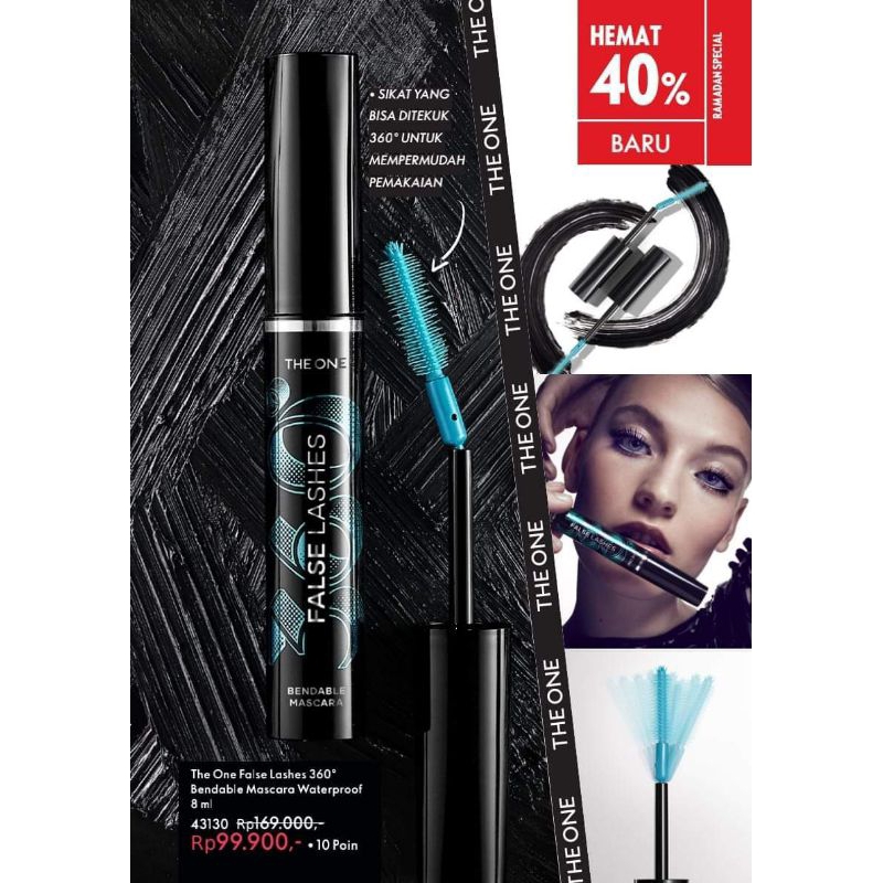 THE ONE FALSE LASHES 360°BENDABLE MASKARA(WATERPROOF)