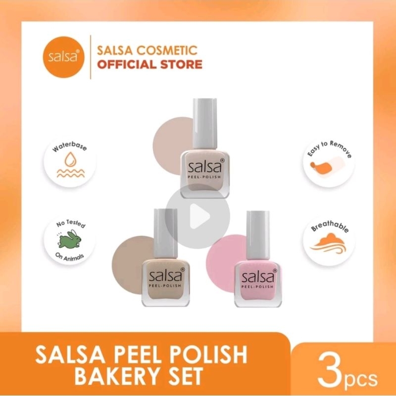 SALSA NAIL POLISH PEEL OFF 10ml