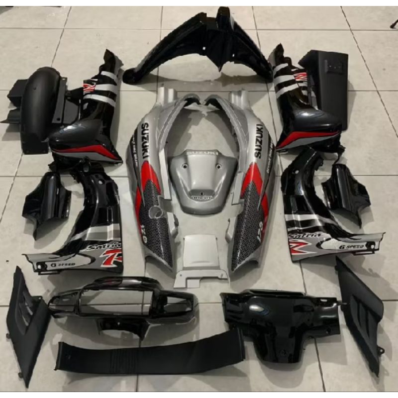 full set bodi halus dan kasar satria lumba