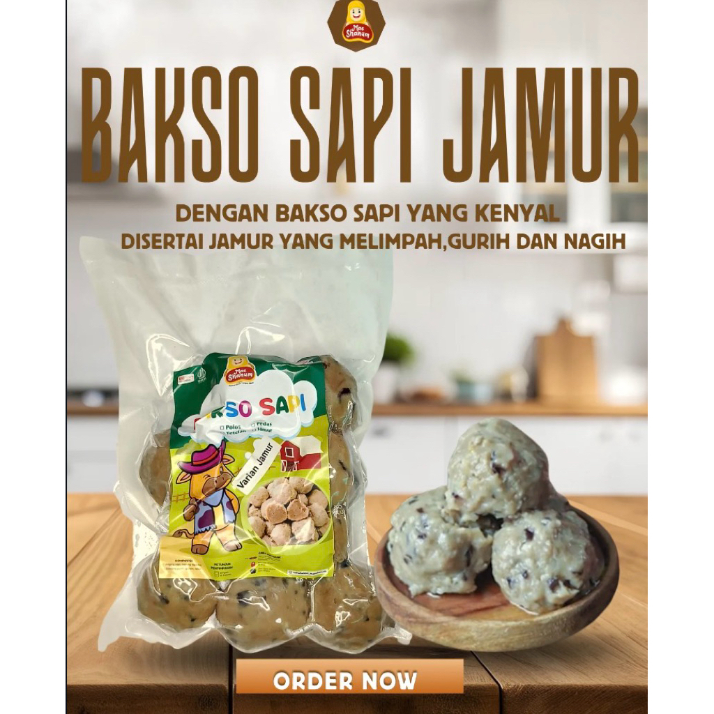 bakso sapi jamur