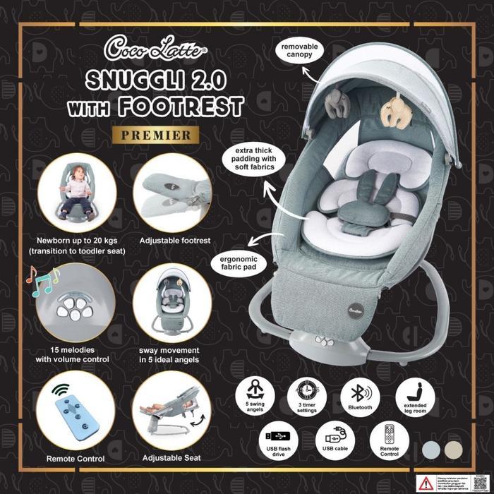 COCOLATTE Snuggli 2.0 with Footrest Premier
