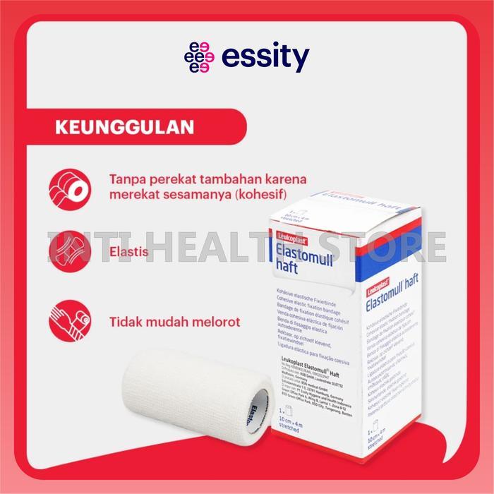 Sedia ESSITY Elastomull Haft 10 cm x 4 m Perban Elastis