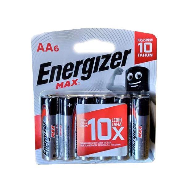 ENERGIZER ALKALINE MAX AA6 - BATERAI