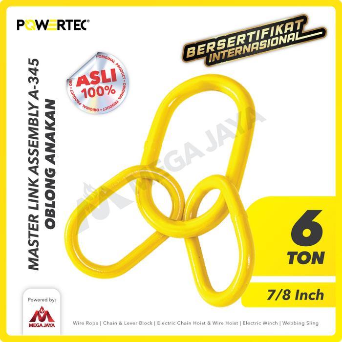 POWERTEC Master Link Assembly A-345 6.5 Ton - 7/8"