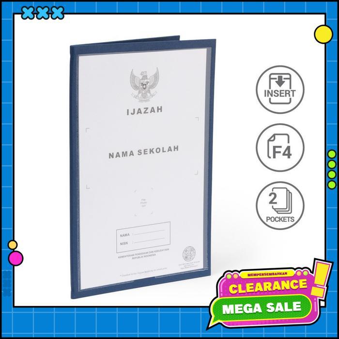 Bantex Map Ijazah Folio Insert 2 Pocket #1026I