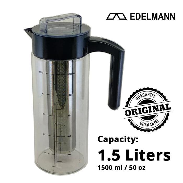 Edelmann Cold Brew Coffee Maker Pot Premium Borosilicate 1500 ml
