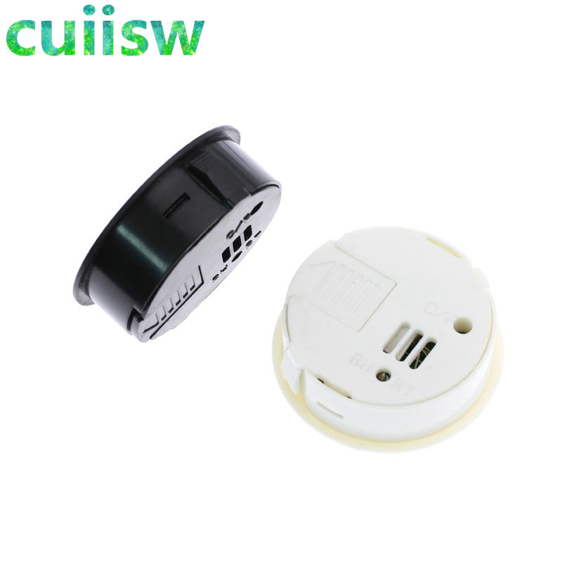 Round LCD Digital Thermometer Hygrometer sensor Temperature probe Humidity Meter Roundness