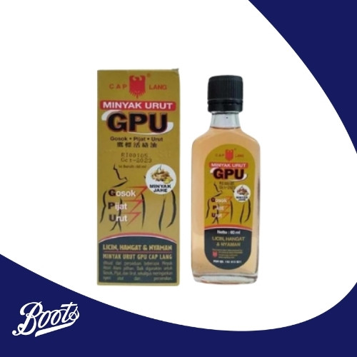 Cap Lang Minyak GPU Jahe 60Ml
