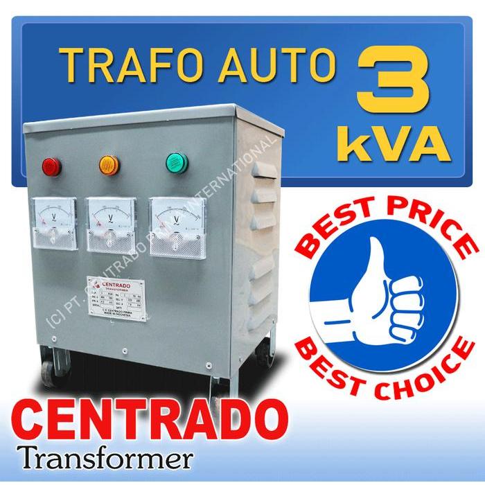 Step Up/Down Auto Trafo Centrado 3KVA, Dry Type Transformer